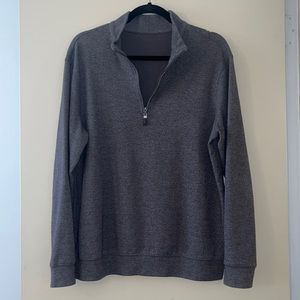 Quarter zip pullover sweater